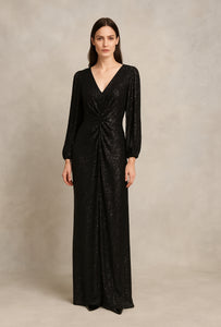 Lizabella Sequin Dress 2383 Black
