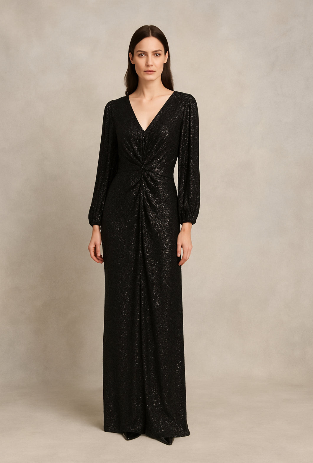 Lizabella Sequin Dress 2383 Black