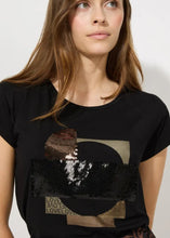 Load image into Gallery viewer, More and More Black Sequin Tee
