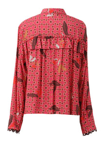 Emily Kiki Tanisha Beetroot Blouse