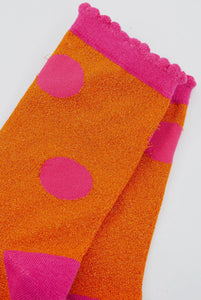 Sock Talk Pink & Orange Socks