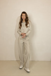 Aimee Travel Trousers Greige