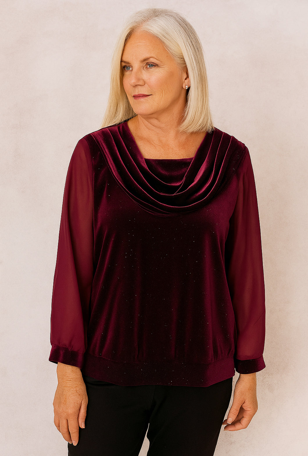 Yew Merlot Velvet Top