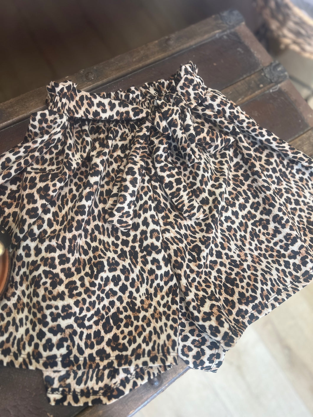 Elise Leopard Print Shorts