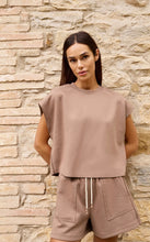Load image into Gallery viewer, Yaya Sleeveless Boxy Sweatshirt
