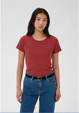 Load image into Gallery viewer, Part Two RochellePW Tee Shirt Burnt Russet *NEW
