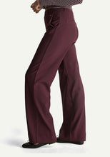 Load image into Gallery viewer, Para Mi Mira Twill Trouser in Burgundy Red
