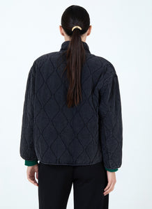Skatie Denim Quilted Jacket
