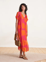 Load image into Gallery viewer, Faye Printed Orange Dress
