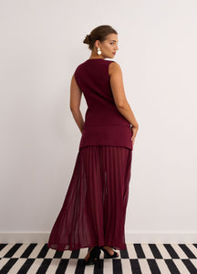 Carrie Merlot 2 Piece