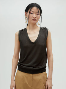 Maggie Black Fine Knit