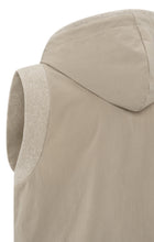 Load image into Gallery viewer, Yasmine Sleeveless bomber style top with hood
