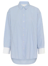 Load image into Gallery viewer, Part Two SavannaPW Blouse Hydrangea Stripe
