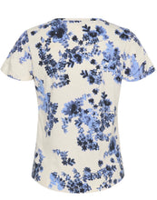Load image into Gallery viewer, Part Two Gesinas T-Shirt in Blue Shadow Flower
