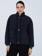 Load image into Gallery viewer, Skatie Denim Quilted Jacket
