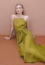 Load image into Gallery viewer, Maggie Green Midi with Spaghetti Strap
