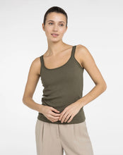 Load image into Gallery viewer, Yaya  Army Green Singlet
