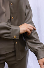 Load image into Gallery viewer, Aimee Faux Leather Shacket
