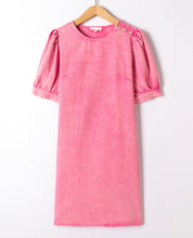 Load image into Gallery viewer, Chloe Pink Denim Dress
