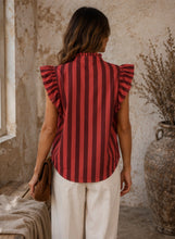 Load image into Gallery viewer, Willow Stripe Shirt Brown/Pink
