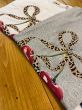 Load image into Gallery viewer, Chloe Leopard Cherry Bow Tee
