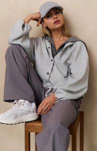 Yasmine Grey Trousers