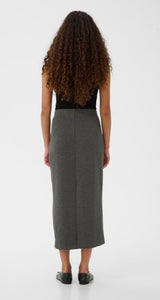 InWear Aida Skirt Dark Grey Melange