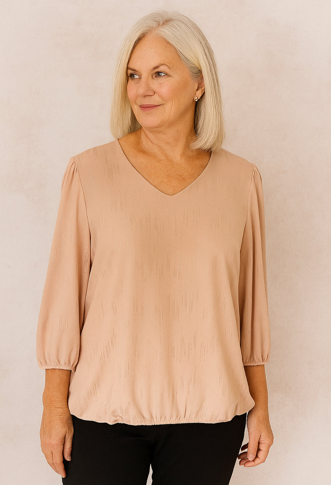 Yew Blush Sparkle Top