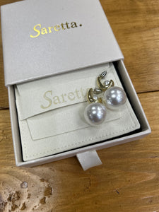 Celine Gold Pearl Earring