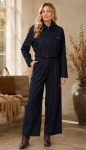 Load image into Gallery viewer, Feria Dark Denim Bomber
