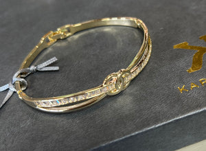 Karen Sampson gold bracelet