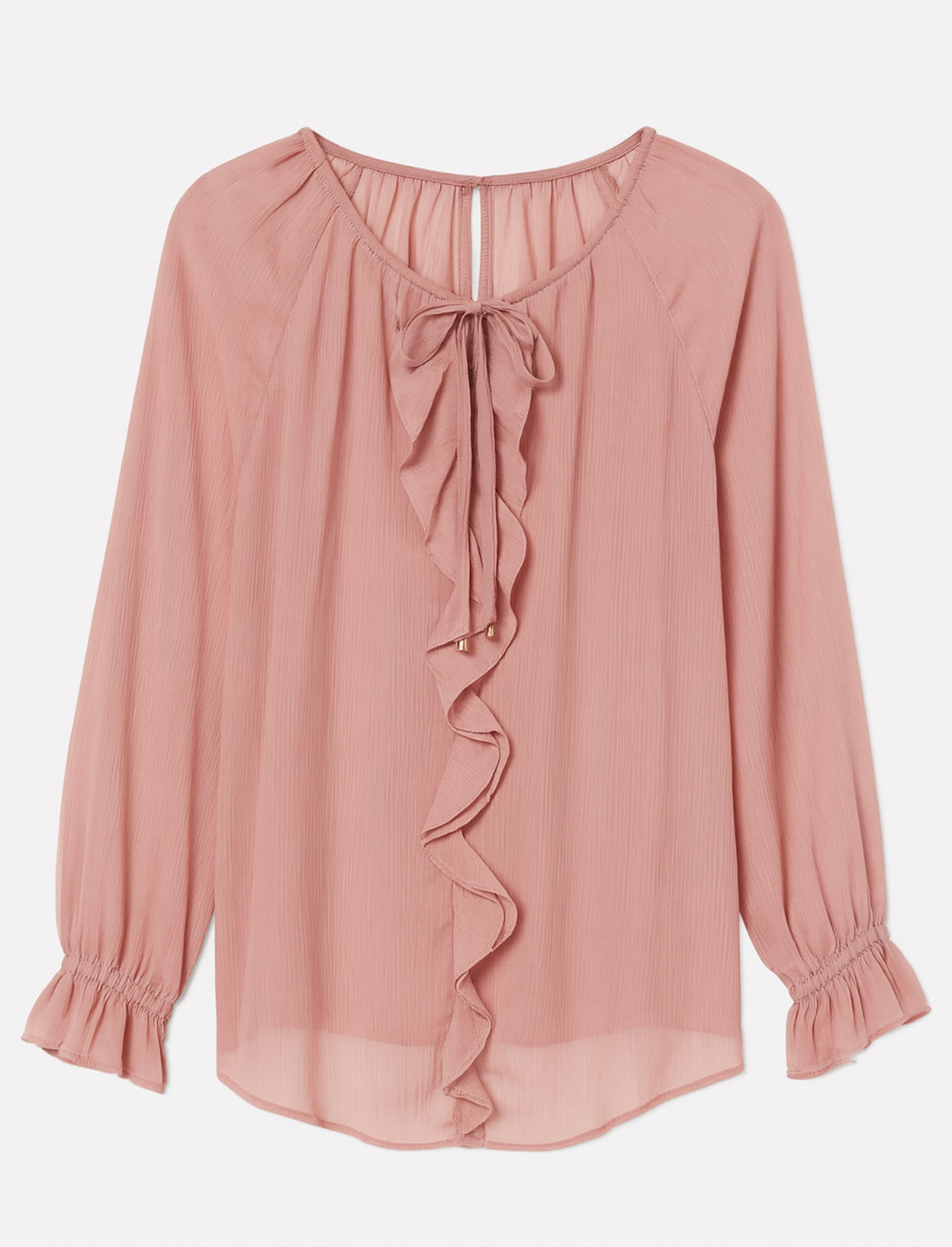More and More Chiffon Blouse Dusty Rose