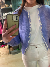 Load image into Gallery viewer, Celine Pearl Cardigan
