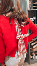 Load image into Gallery viewer, Clara Red Bow Jumper
