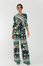 Load image into Gallery viewer, Alicia Leaf Print Trouser
