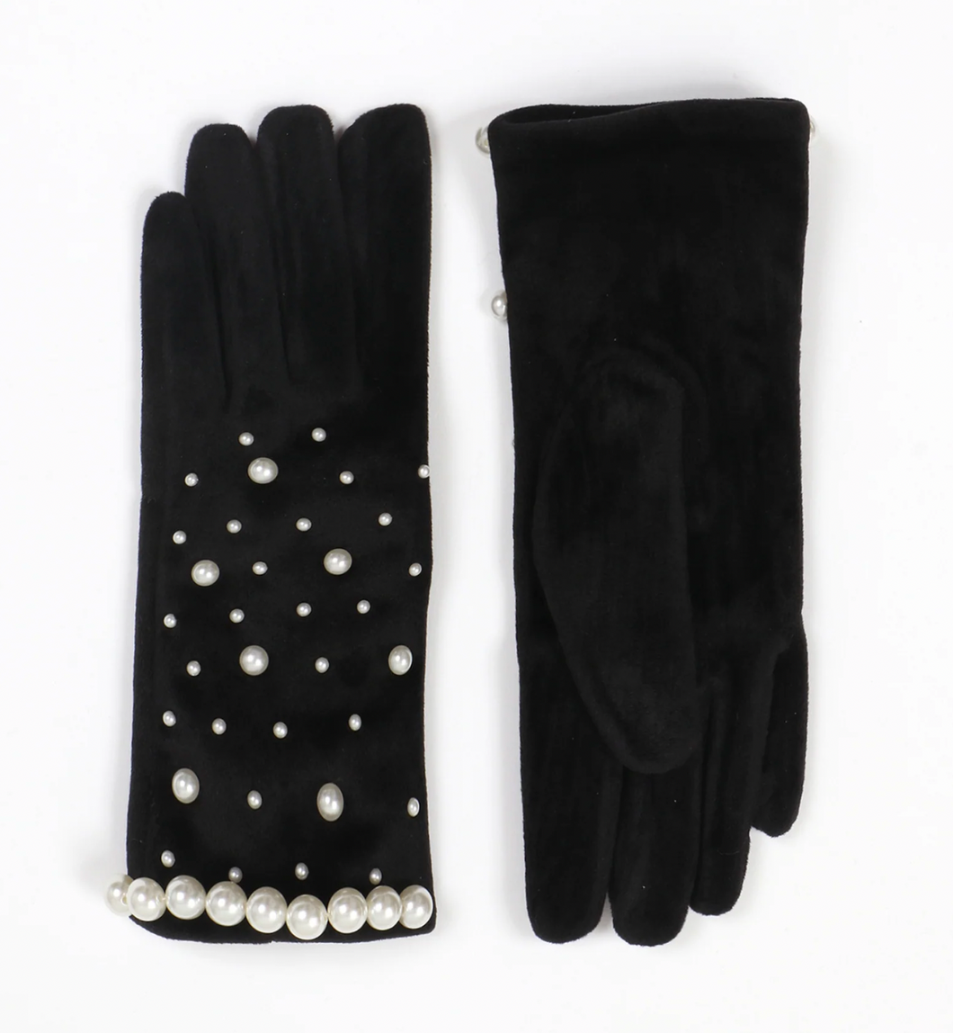 Rosa Black Perla Glove
