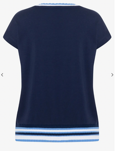 More and More Navy Tee