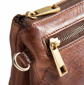 Depeche small leather bag 11998 (Brandy)