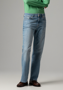 More & More Wide Leg Blue Jean