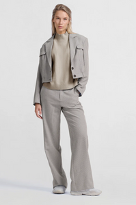Yasmine Check Cropped Blazer