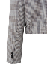 Load image into Gallery viewer, Yasmine Check Cropped Blazer
