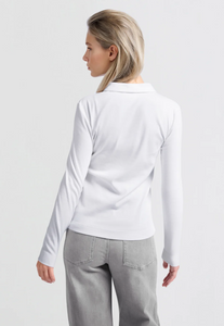 Yasmine Fine Ribbed Polo