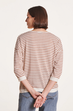 Load image into Gallery viewer, Faye Stripe V-Neck Jumper

