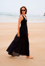 Load image into Gallery viewer, Feria Black Holiday Dress
