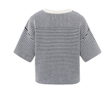 Load image into Gallery viewer, Yasmine Stripe Fluffy Sweater
