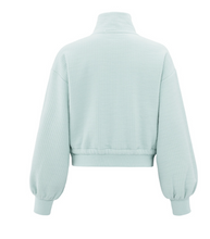 Load image into Gallery viewer, Yasmine Ribbed Jersey Cardigan
