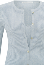 Load image into Gallery viewer, Yasmine Faux Layered Ribbed Cardi
