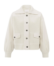 Load image into Gallery viewer, Yasmine Cardigan with Twill Details
