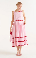 Load image into Gallery viewer, Clara Pink RicRac Dress
