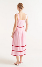 Load image into Gallery viewer, Clara Pink RicRac Dress
